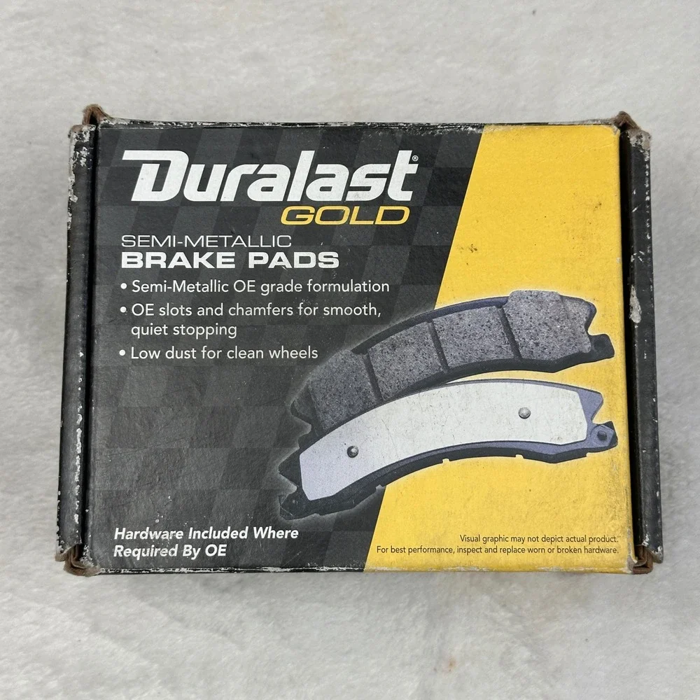 Duralast Gold DG1554‎ Semi Metallic Brake Pads 4 Pieces w Hardware